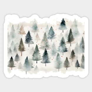 Christmas forest Sticker